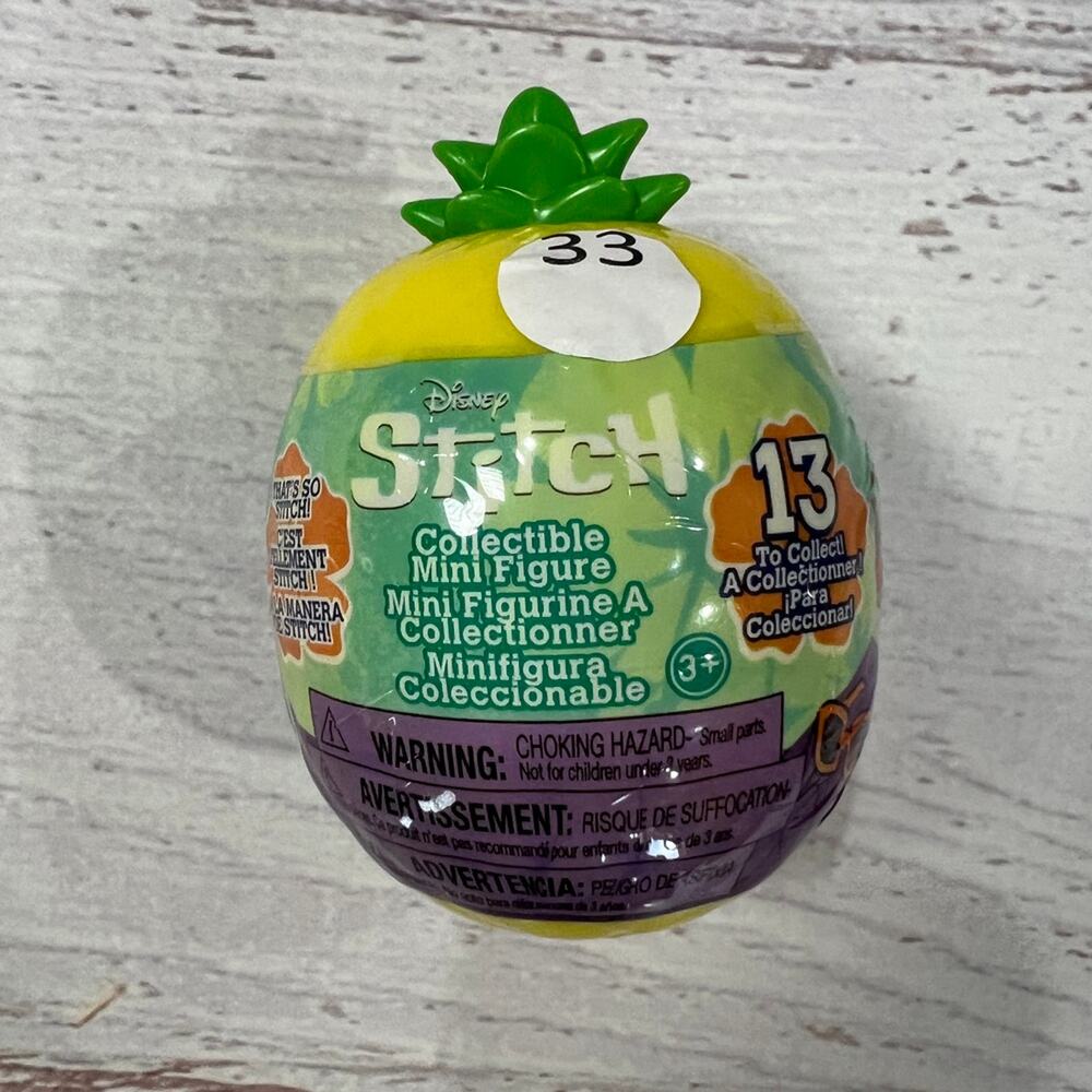 Disney Stitch Collectible Mini Figure Pineapple Capsule NEW